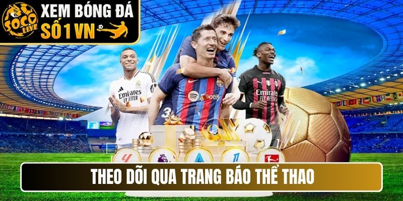Theo dõi qua trang báo thể thao