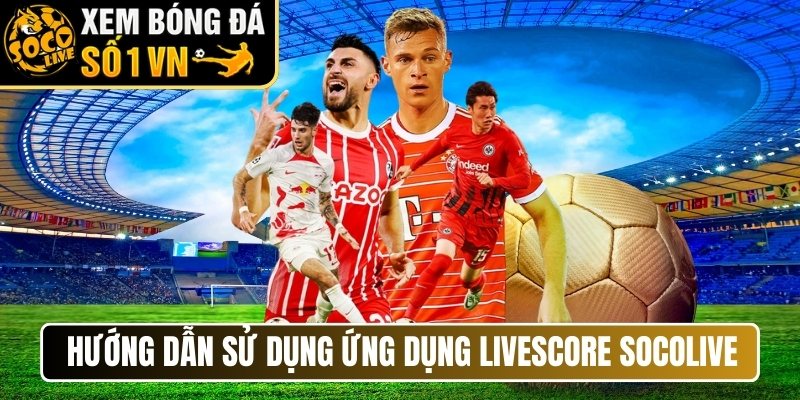 Hướng dẫn cách sử dụng ứng dụng Livescore tại Socolive