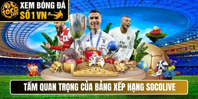 Tầm quan trọng của thông tin bảng xếp hạng Socolive