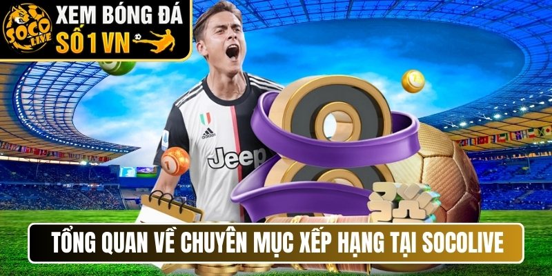 Tổng quan về chuyên mục xếp hạng tại Socolive